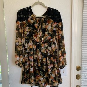 Chiffon Floral Dress